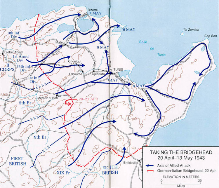 Tunisia 20 april to 13may1943 Tunisia 20 april to 13may1943